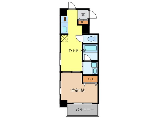 ラウル甲子園口の物件間取画像